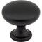Elements 1-3/16" Diameter Matte Black Madison Cabinet Mushroom Knob 3910-MB - alternate 1